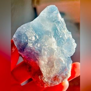 Celestite crystal - blue